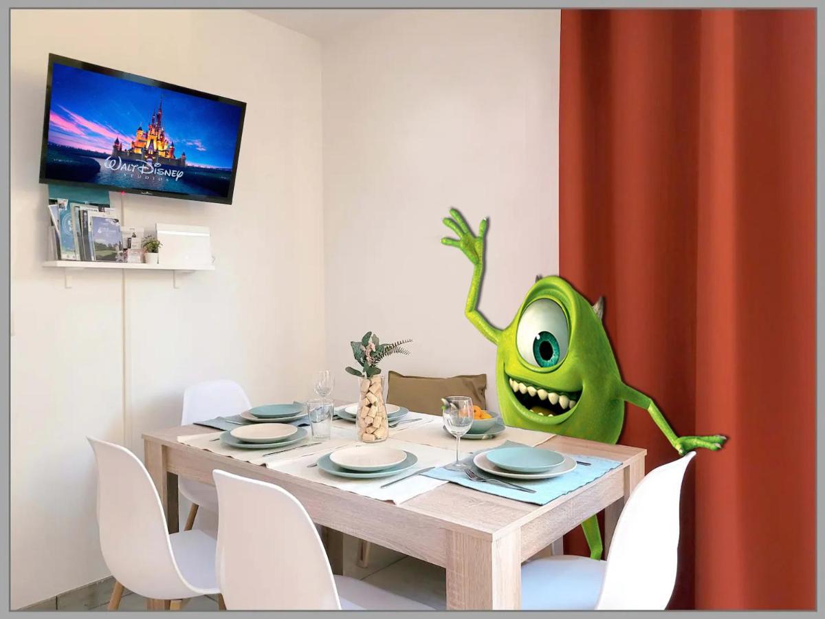 Appartement Avec Salle De Jeux Privee,10Min De Disney Transport En Commun 6 Couchages Chanteloup-en-Brie Dış mekan fotoğraf