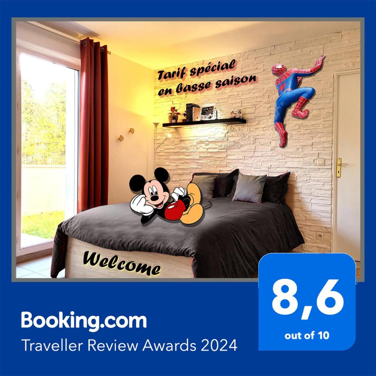 Appartement Avec Salle De Jeux Privee,10Min De Disney Transport En Commun 6 Couchages Chanteloup-en-Brie Dış mekan fotoğraf