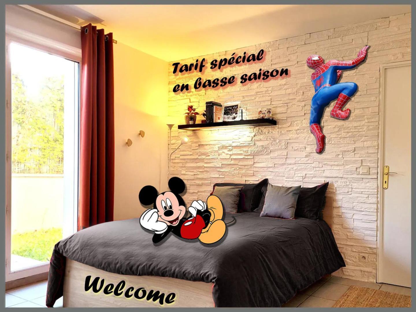 Appartement Avec Salle De Jeux Privee,10Min De Disney Transport En Commun 6 Couchages Chanteloup-en-Brie Dış mekan fotoğraf